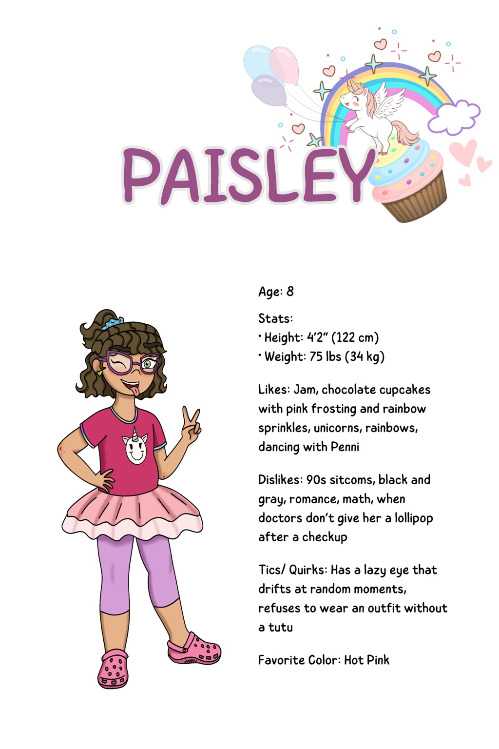 Paisley character sheet
